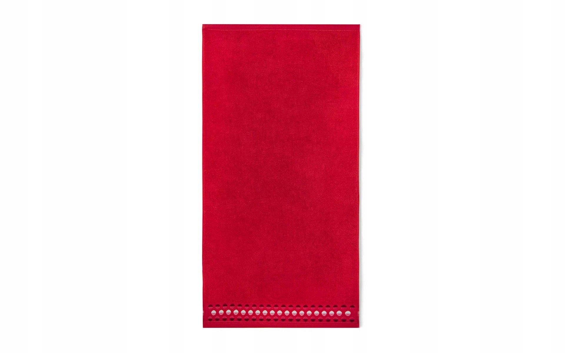 Ręcznik 50x90 czerwony papryka frotte 450 g/m2