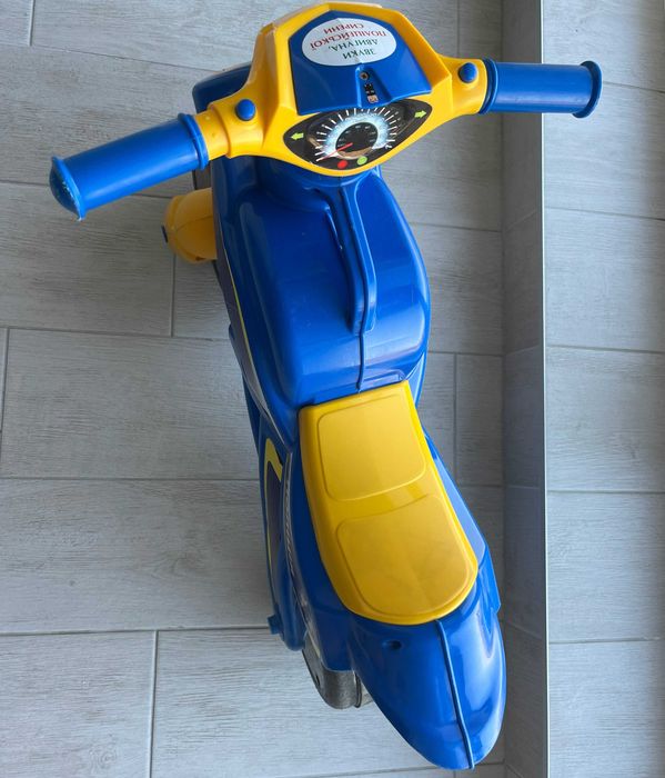 Мотоцикл Байк Поліція  дитячий синій