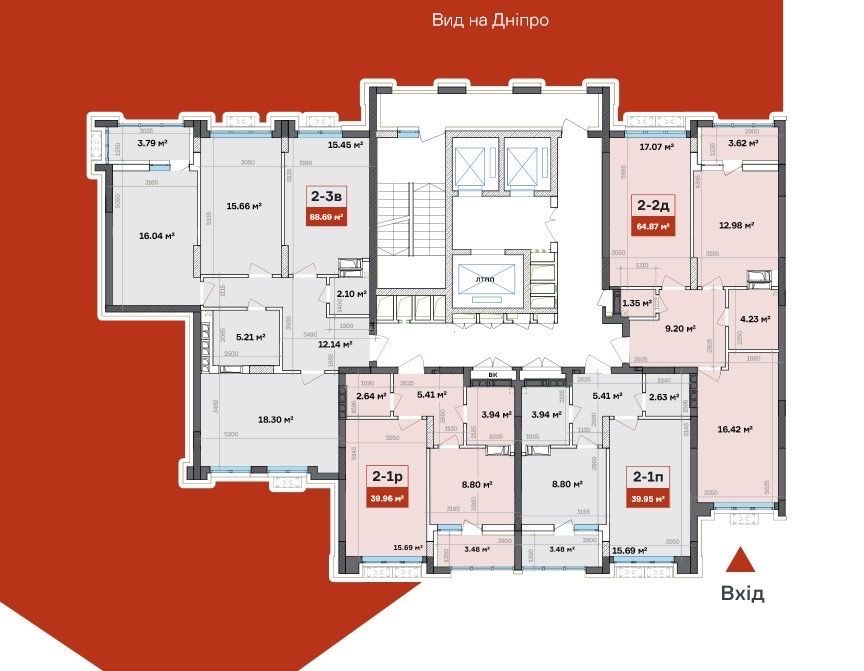ДОК 32 / DOCK 32 Видова 3-х кімнатна квартира на 24 пов. з документами