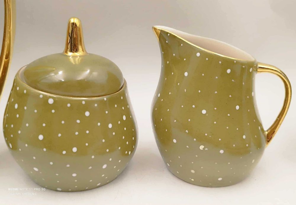 Serwis kawowy Ewa Tułowice proj. L. Kowalska 1959r vintage retro prl