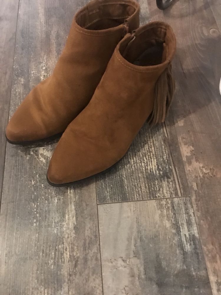 Botki buty damskie zamszowe 38