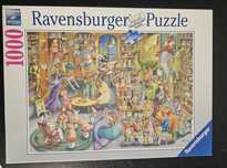 Puzzle 1000 Ravensburger północ w bibliotece