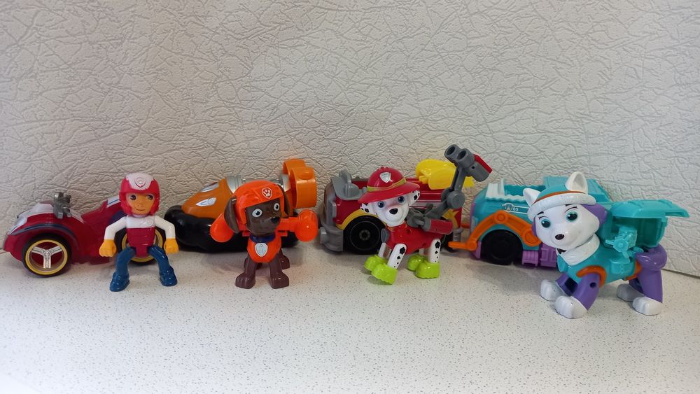 Маршал,Эверест,Зума, Райдер на машинах Щенячий патруль