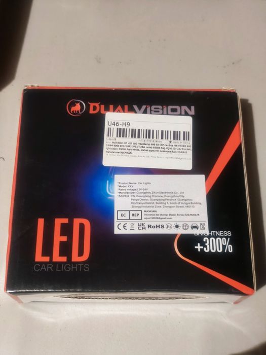 Żarowki samochodowe dualvision   LED H9 nowe