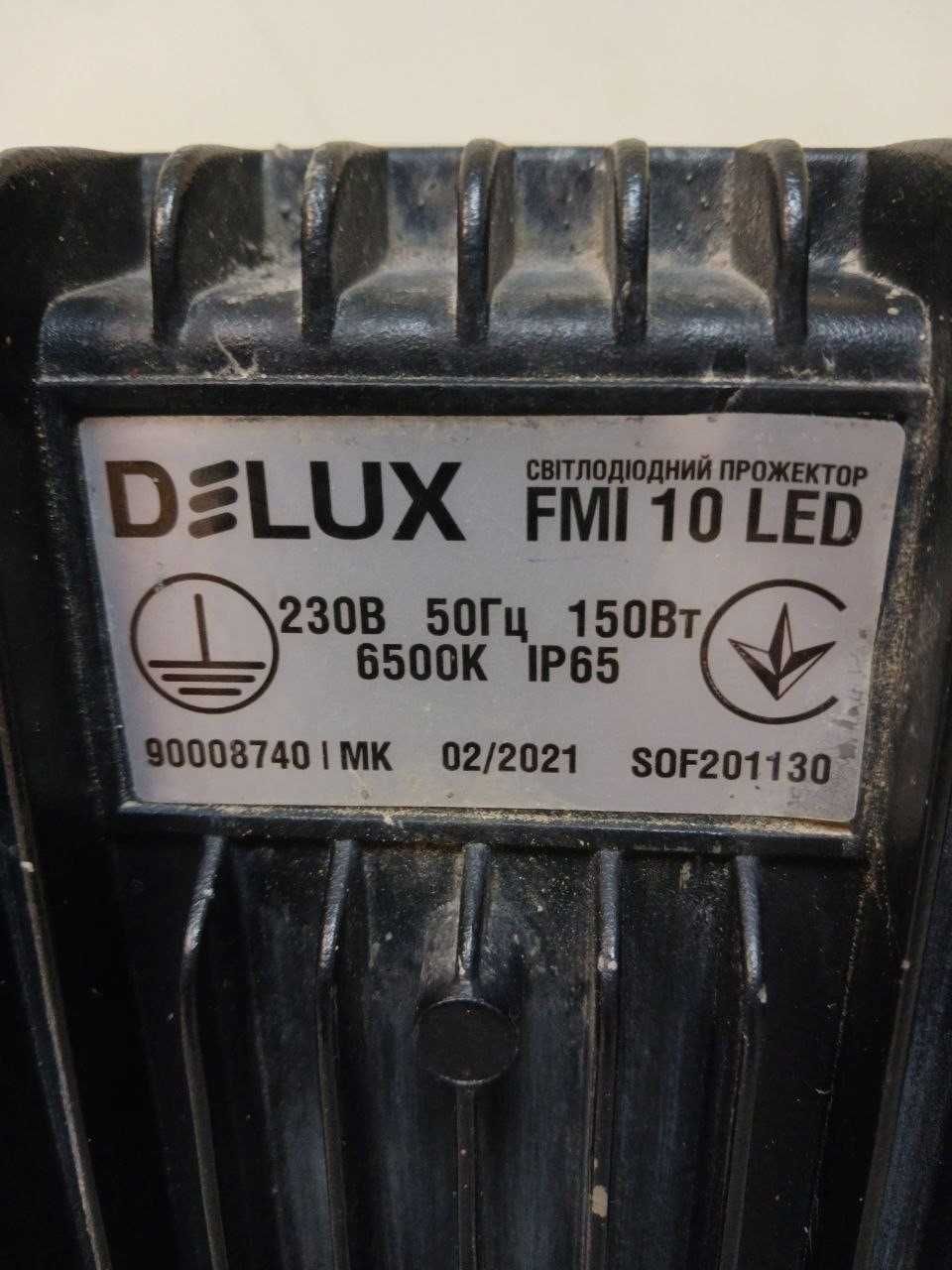 Прожектор  світлодіодн Delux FMI 10 LED 150Вт 6500К IP65 404*322*52 мм
