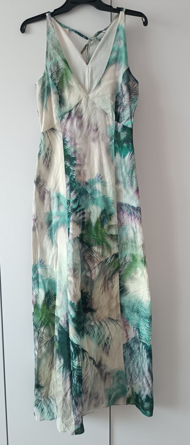Letnia, kolorowa sukienka maxi Orsay r.34