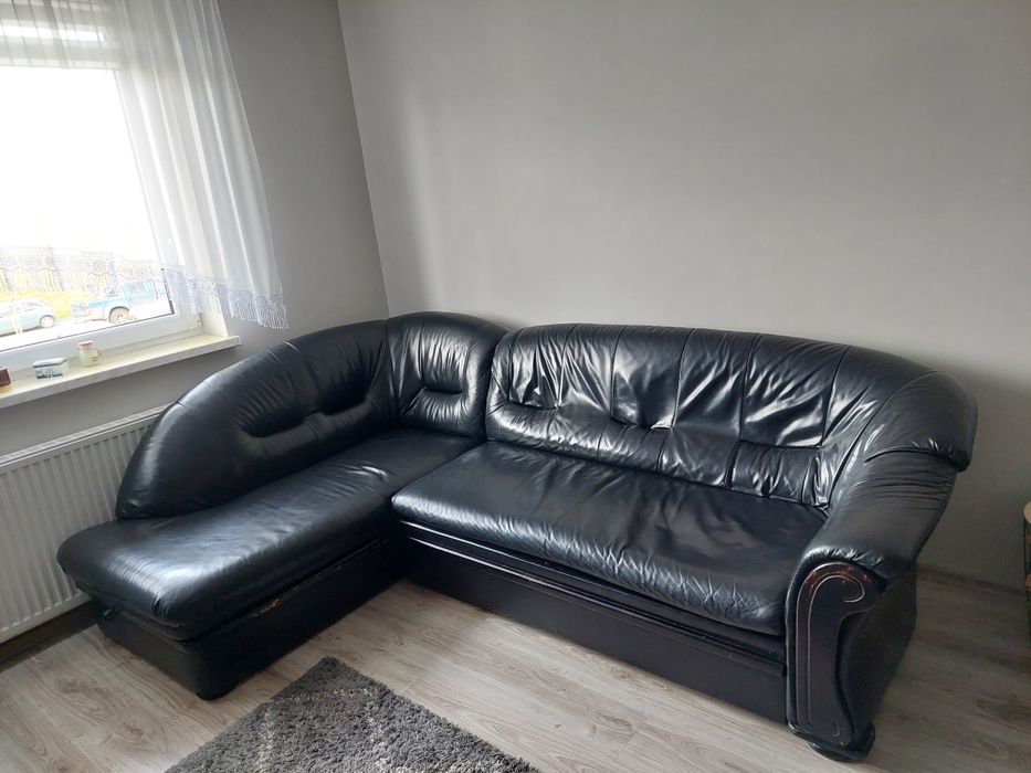 Sofa / narożnik skórzany ( Skóra cielęca )