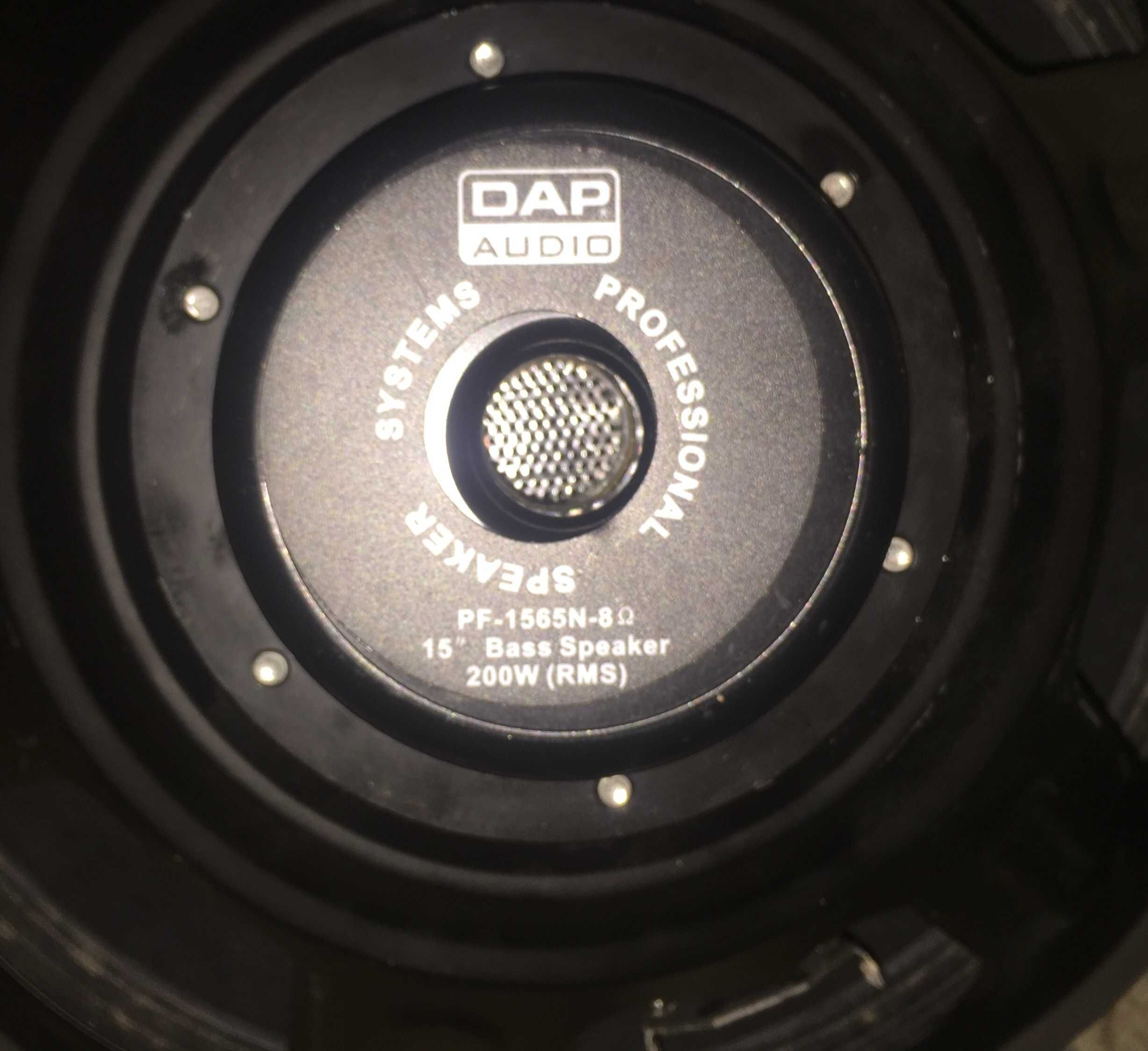 пара динамиков DAP Audio 15" 200W RMS на неодимовых магнитах