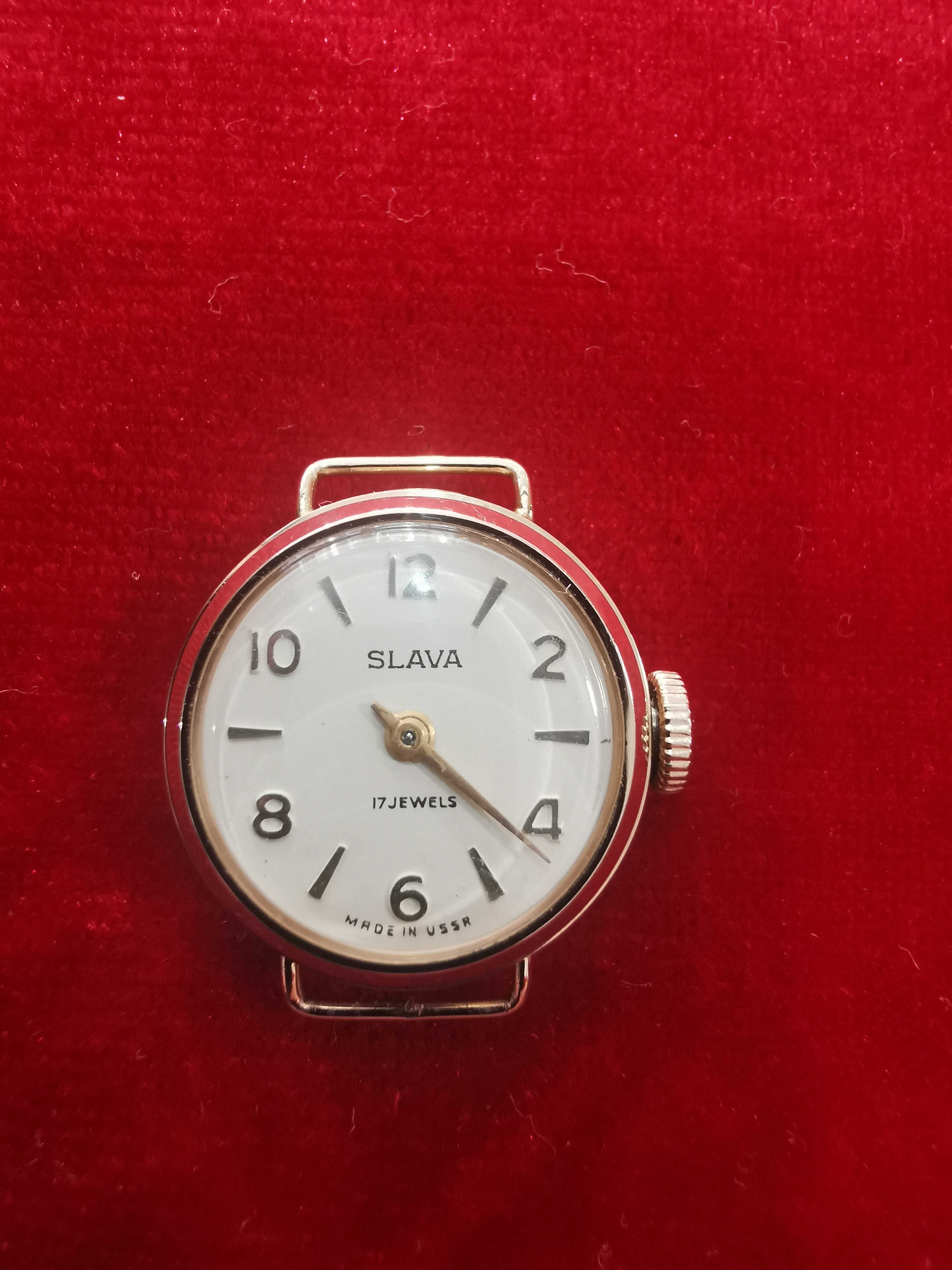 Złoty zegarek "Slava" pr 750, 18k