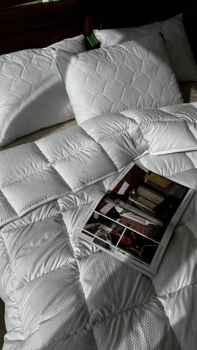 Одеяло на кровать бамбук всесезонное Ковдра