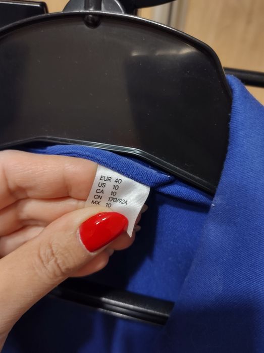 Żakiet damski granatowy