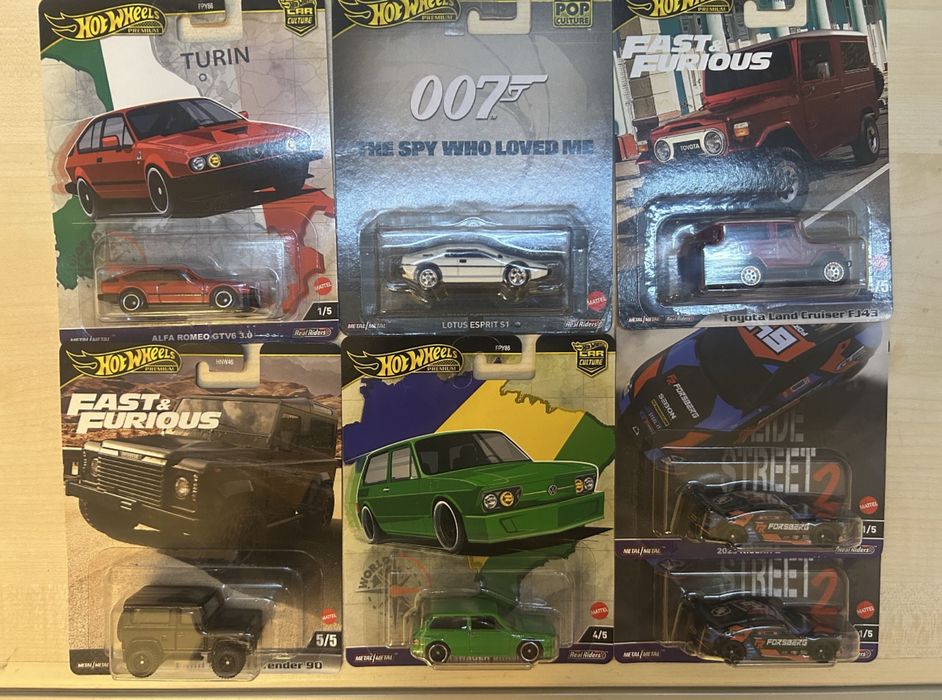 Машинки Hot wheels, premium, star and sripes, neon speeders, 55.
