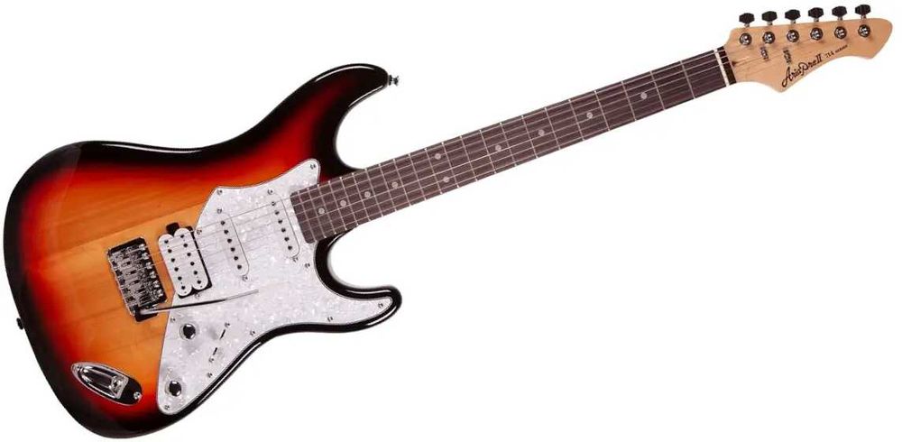 Aria Pro II 714-STD 3TS – gitara elektryczna (Podpalana)