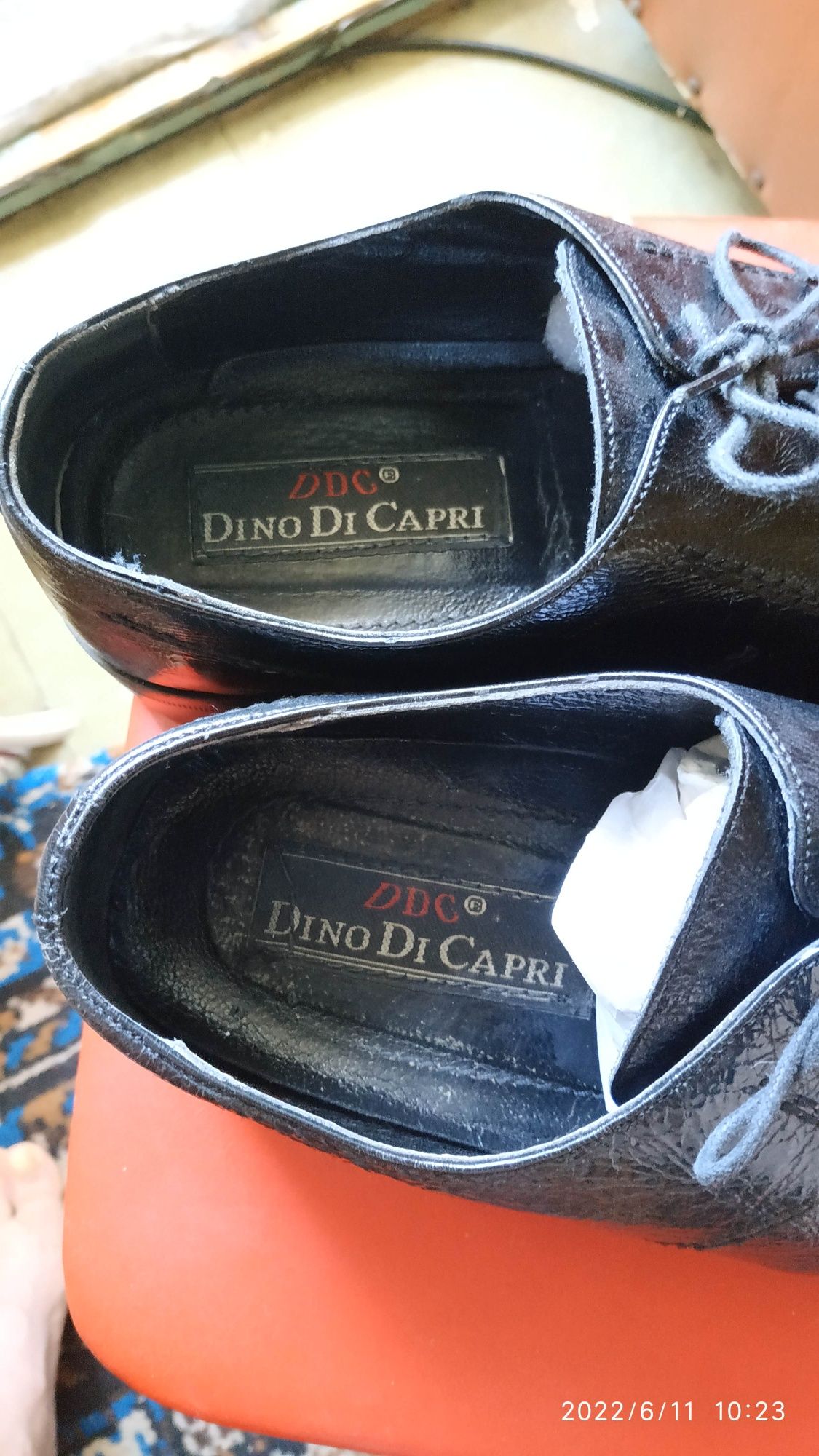 Мужские туфли Dino Di Capri натуральная кожа 44