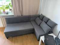 IKEA ANGSTA sofa z szezlongiem szara 199x134