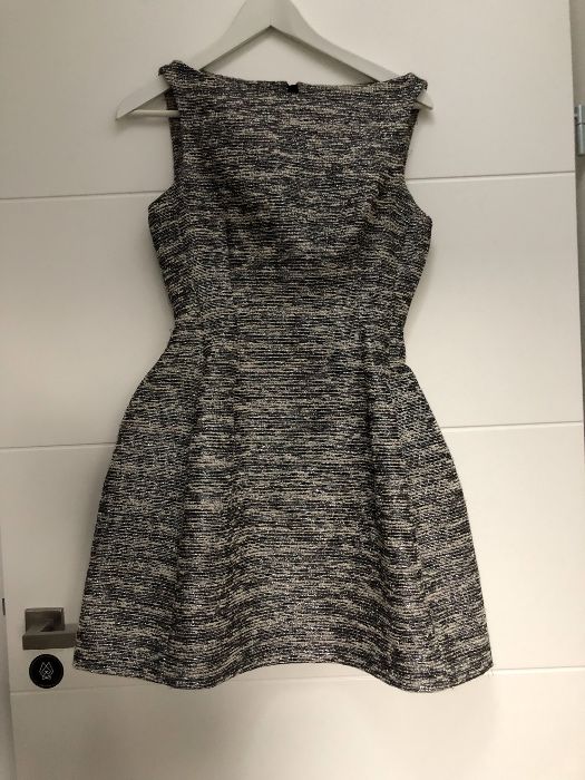 Zara sukienka koktajlowa elegancka bombka XS S