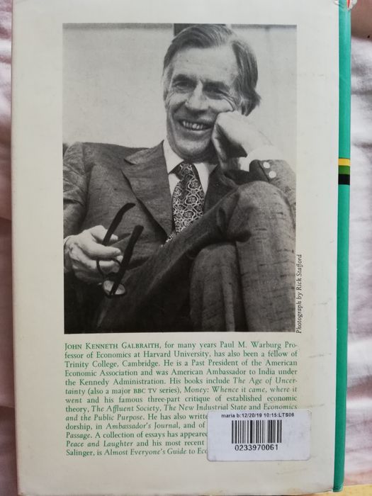 Livros de Economia - Galbraith, Keynes (portes grátis)