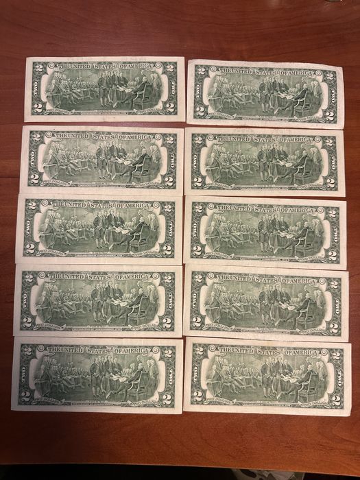 Продам боны США юбелейные 2 доллара