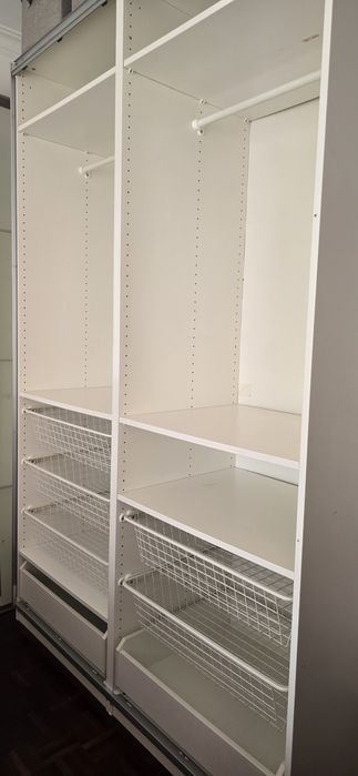 Roupeiro portas deslizantes de espelho