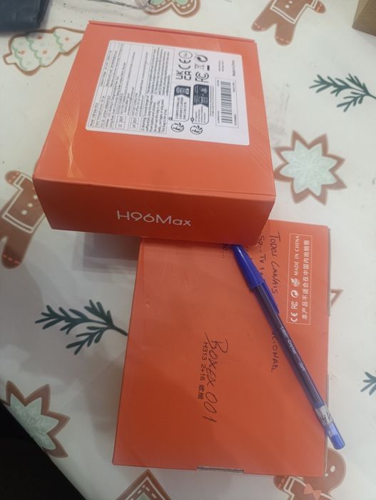 Box H96 max 4K 2gb RAM c/comando bluetooth
