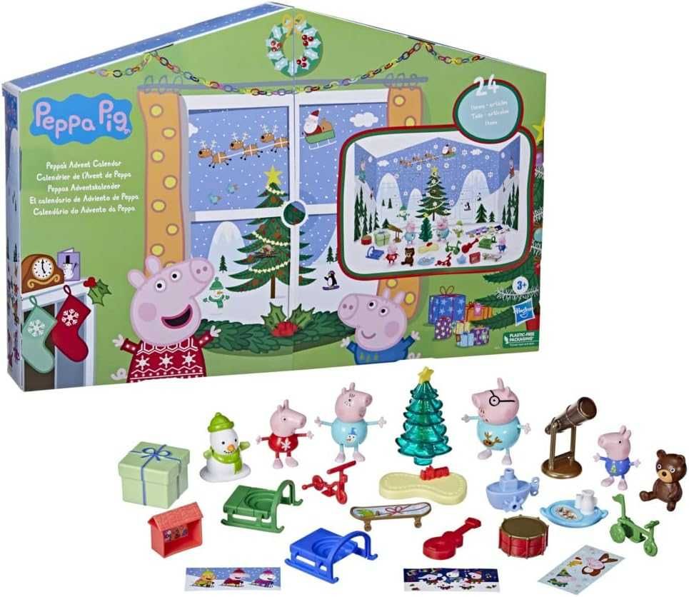 Peppa Pig Peppas Advent Calendar свинка Пеппа адвент календарь пиг