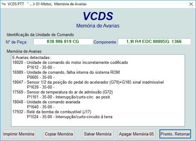 VCDS v23.3.1 VAG-COM HEX CAN USB Português Audi VW Seat Skoda