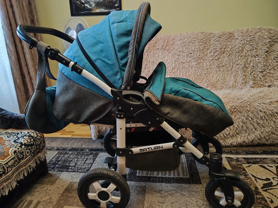 Універсальна дитяча коляска 2 в 1 victoria gold saturn