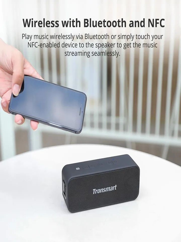НОВІ! Tronsmart T2 Plus, IPX7, Bluetooth 5.0, NFC, Micro SD card;