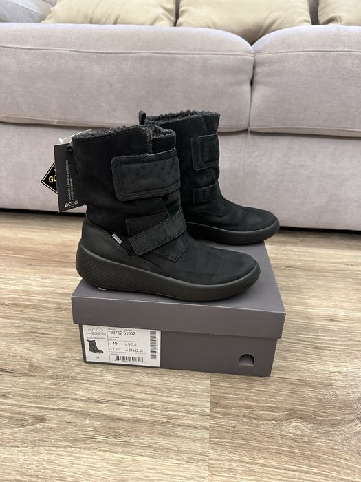 Ботинки зимние на девочку Ecco Ukiuk(лип) 35