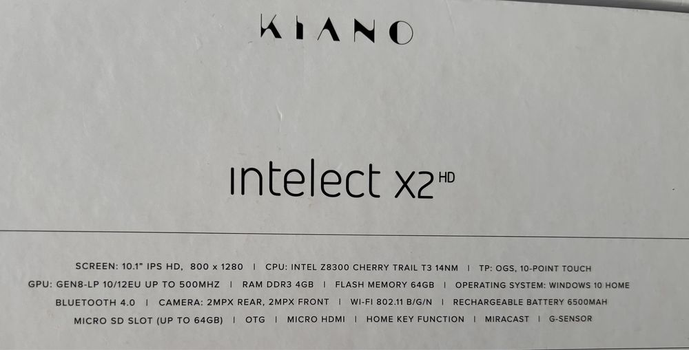 Kiano Intelect X2 tablet