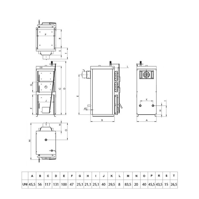 Kocioł UniTech 13kW