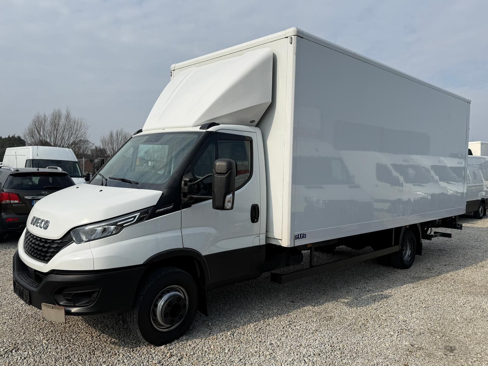 Kontener Saxas 2022r. z windą Dhollandia 1000kg  6.08x2.48x2.40 Iveco