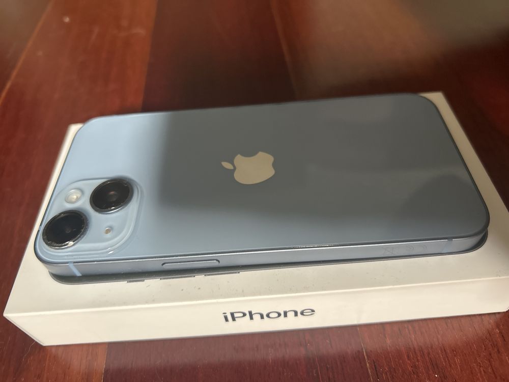 Iphone 14 128 gb azul com caixa
