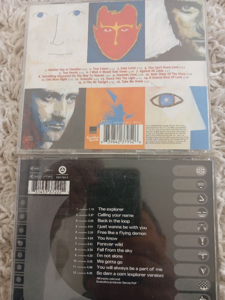 CDs originais  Michael Jackson, Phil Collins...