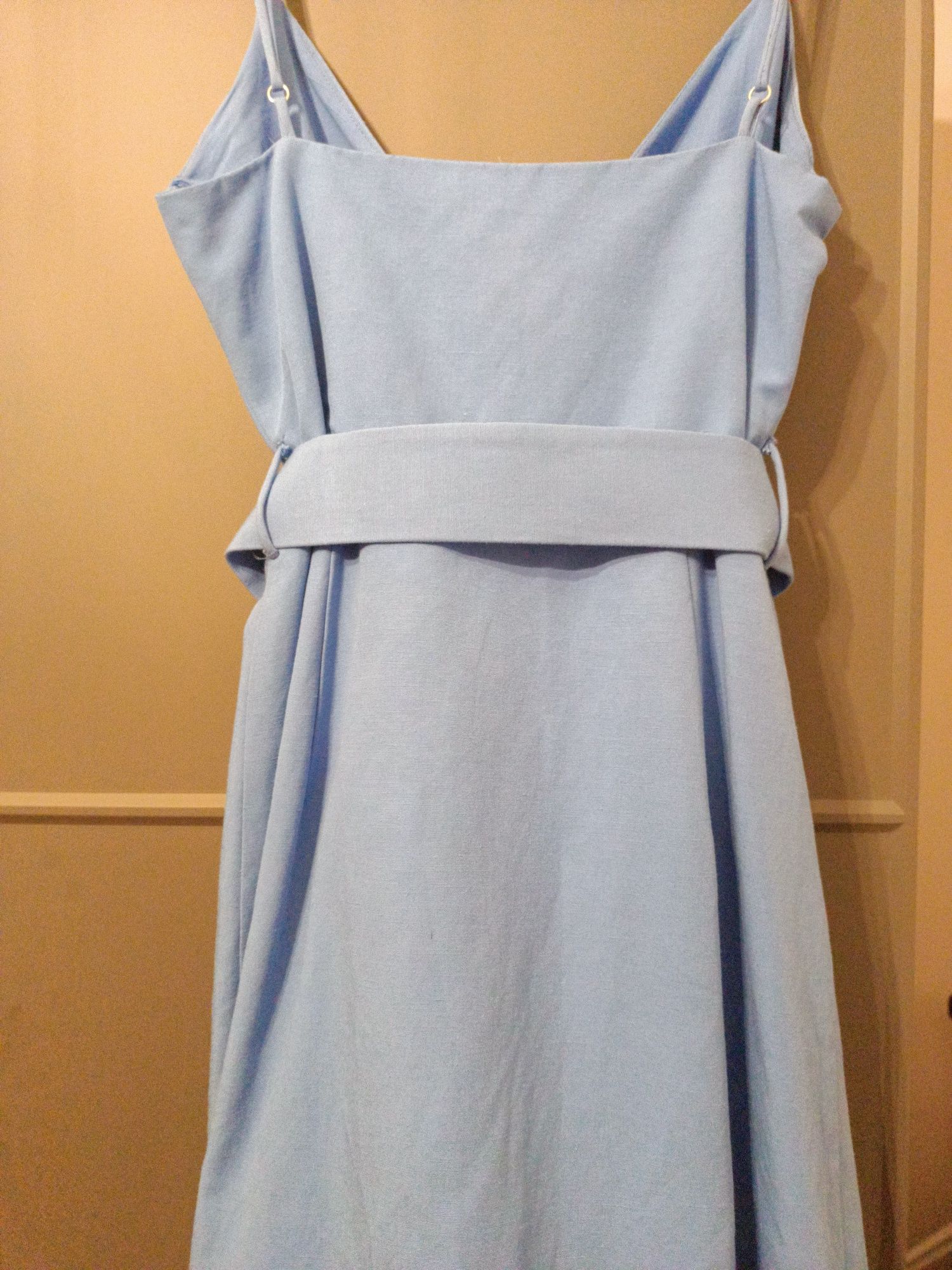 Błękitna sukienka suknia Zara nowa XS