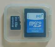adapter pqi micro SD wraz z kartą pamięci 2GB firmy Verbatim