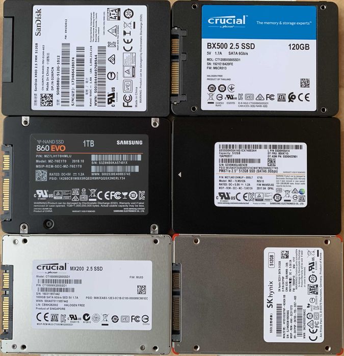 SSD накопичувач 860 EVO 1 TB\SSD накопитель SATA 480GB\860 QVO 1TB