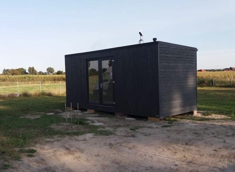 Domek modulowy ROD sauna biuro bez pozwolenia na zgloszenie HIT sip