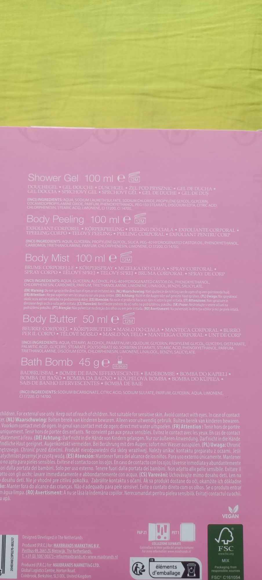 Zestaw kosmetyków SPA exclusives