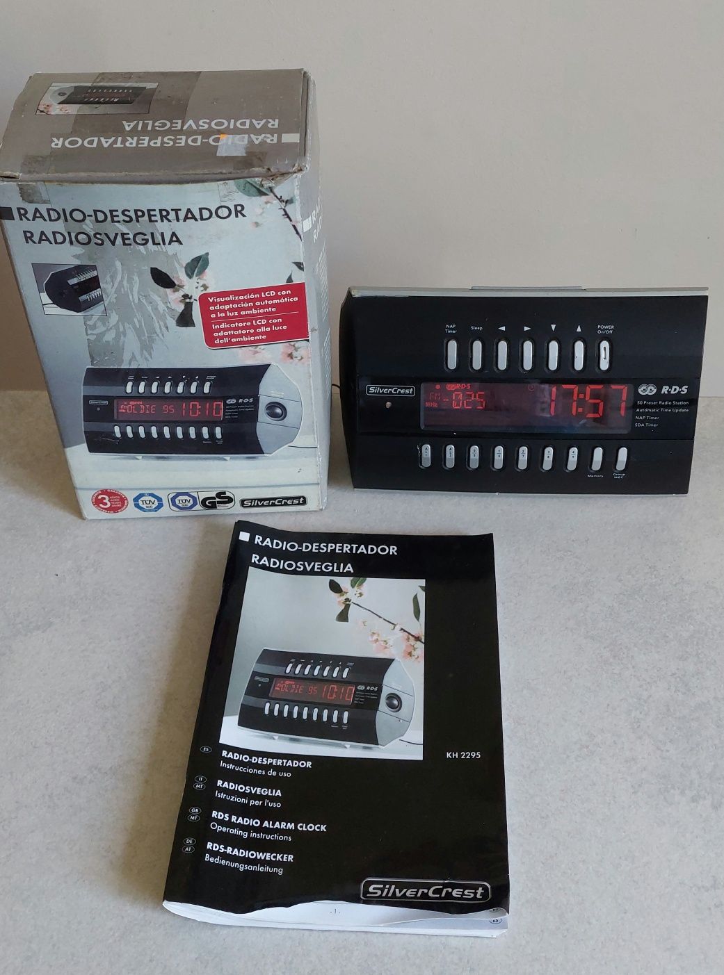 Radiobudzik SilverCrest KH2295 RDS