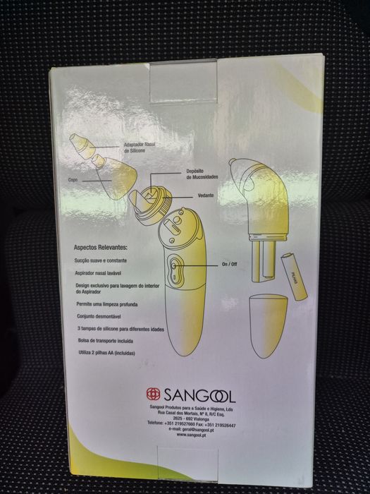 Aspirador nasal elétrico