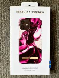 Etui Ideal Of Sweden golden ruby marble iPhone 12 mini case