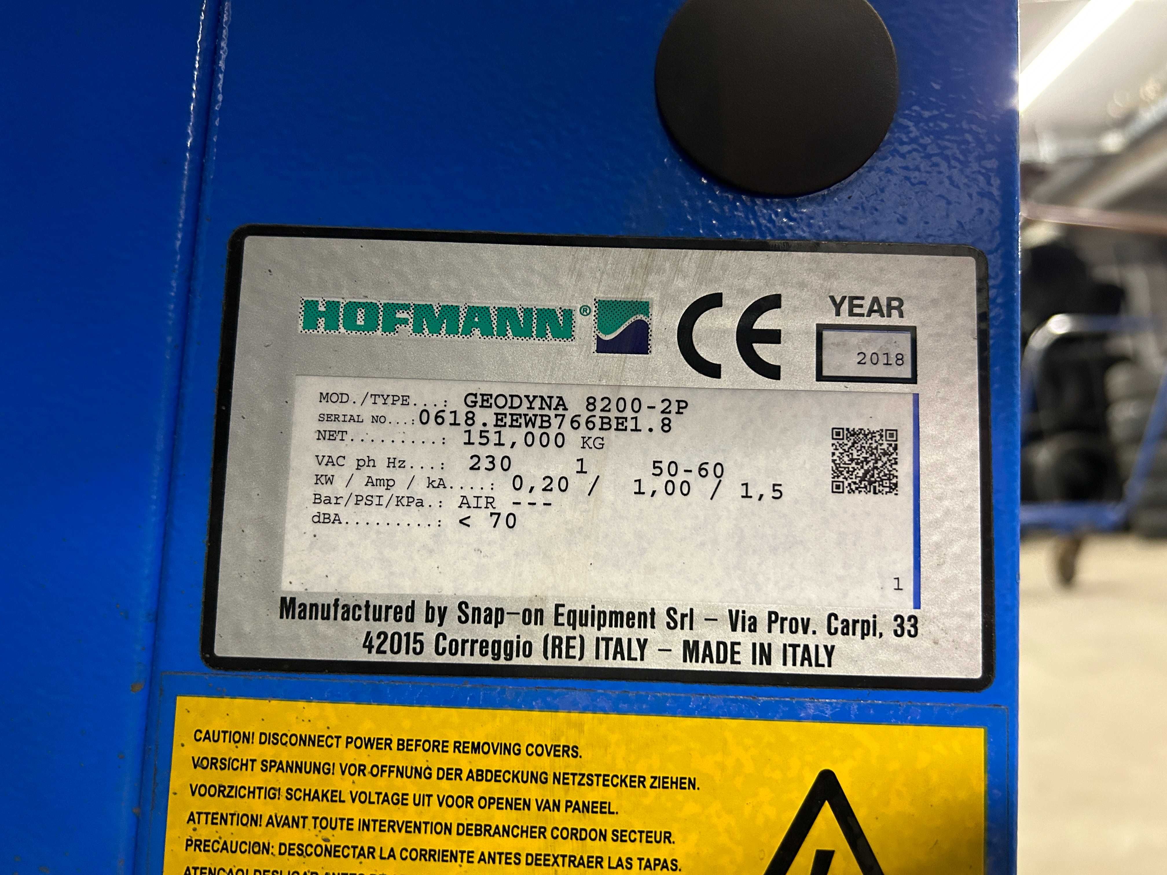 Балансувальний станок Hofmann Geodyna 8200-2P