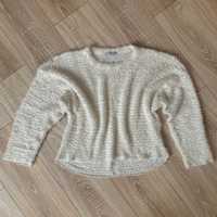 Bershka jasny sweterek XS 34