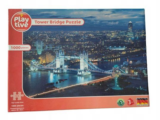 Puzzle Tower Bridge Londyn 1000 Playtive