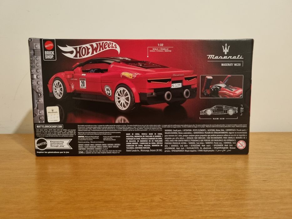 Mattel Brick Shop Hot Wheels Speed Series - Maserati MC20