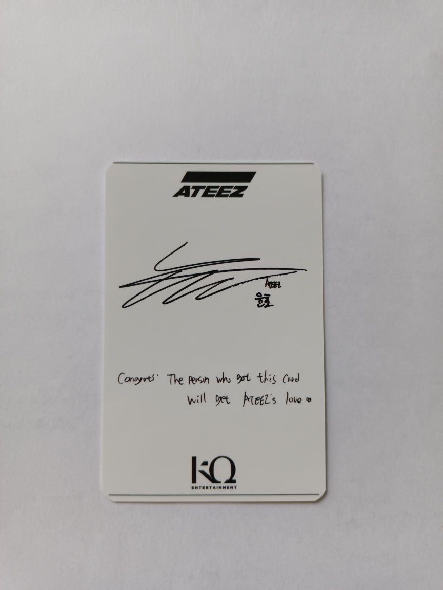 Ateez Yunho i Seonghwa