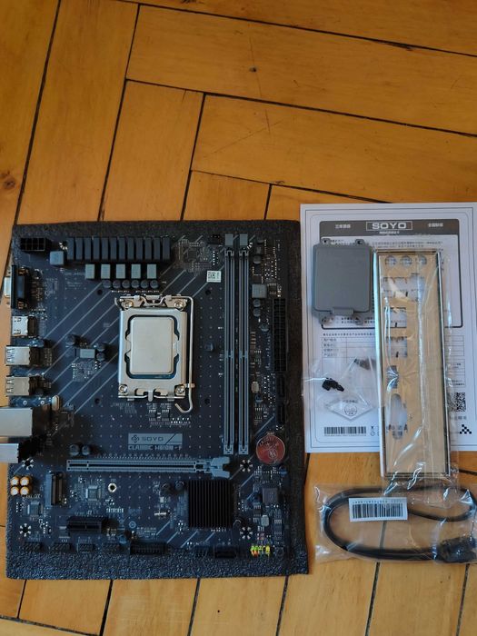 Комплект Intel i5 12400F + Мат плата SOYO Classic H610M-F LGA1700 DDR4