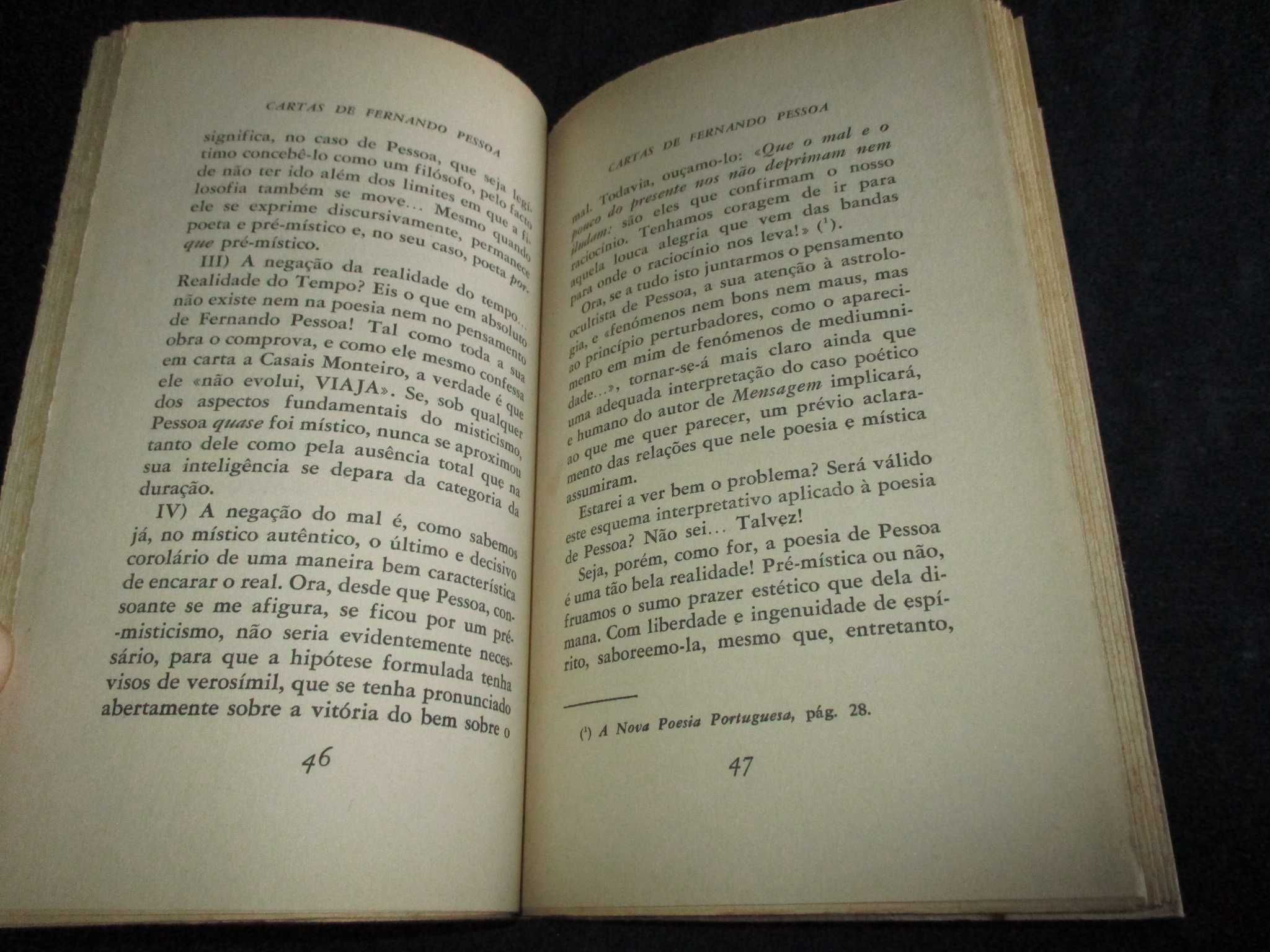 Livro Cartas a Armando Côrtes-Rodrigues Fernando Pessoa