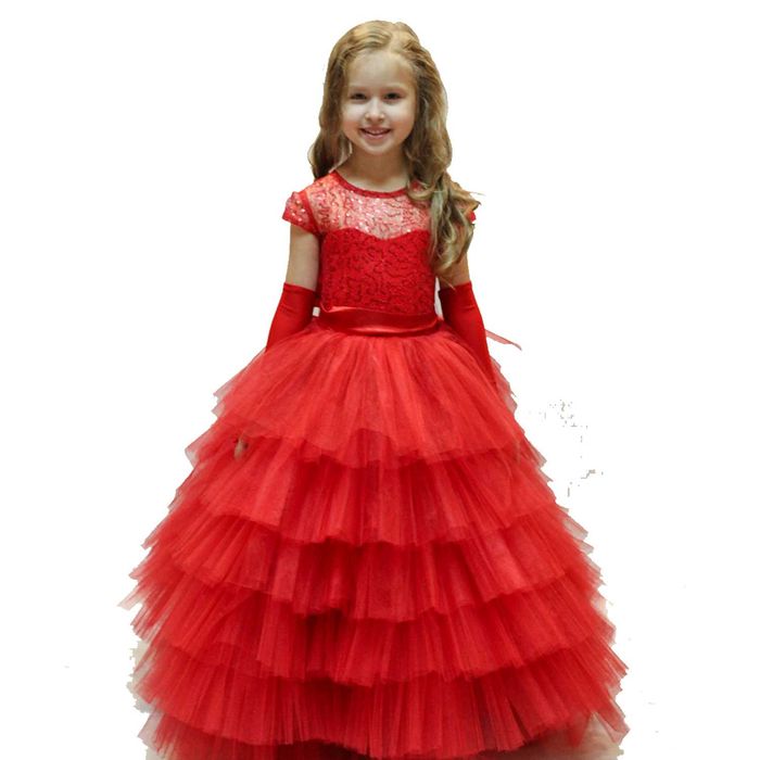 Прокат детских бальных платьев